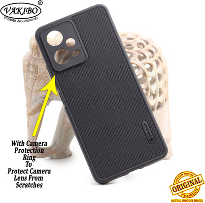 VAKIBO Dotted Black Coloured Made with Silicon Rubber TPU Back Cover Case Suitable for Mi Redmi Note 12